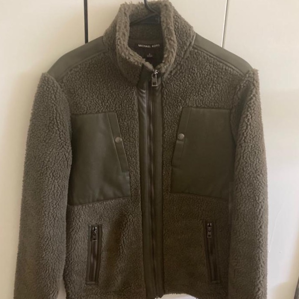 Dark green jacket, size small, brand Michael Kors